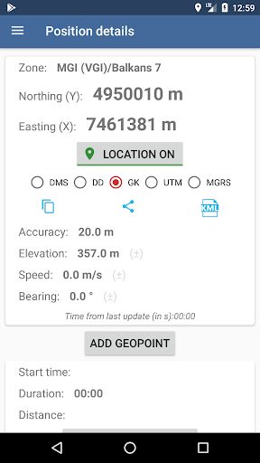 GeoMapper Data Collector Screen 3