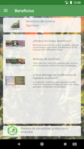 AvoTrace Móvil Screen 2