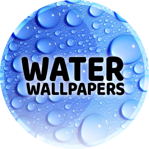 Water wallpapers 4K logo