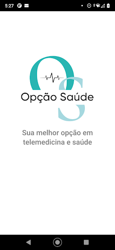 Android application Opção Saúde screenshort