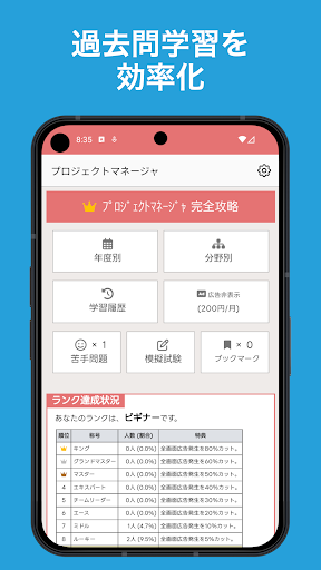 プロジェクトマネージャ試験＜全問解説付＞ 午前Ⅱ対策 アプリ Screen 3