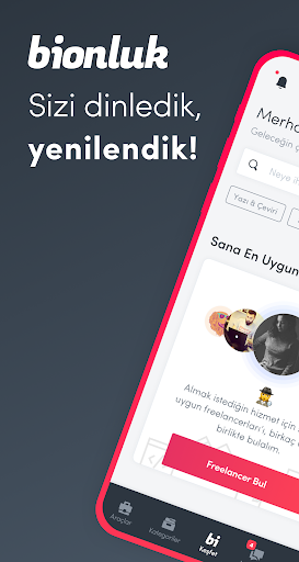 Bionluk - Yetenekli Freelancer Screenshot 1 - AppWisp.com