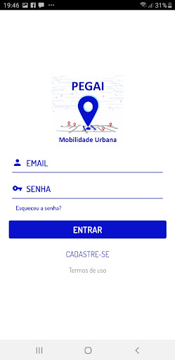 Android application PEGAI PASSAGEIROS screenshort