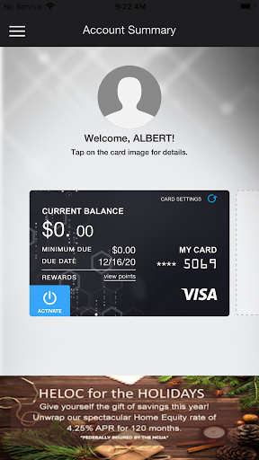 BFCU Credit Screen 2