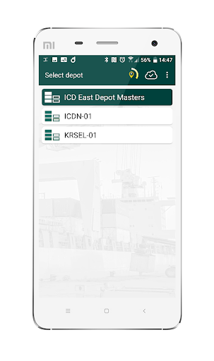 Android application arl Container Quay Tally screenshort