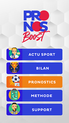 Android application PronosBoost screenshort
