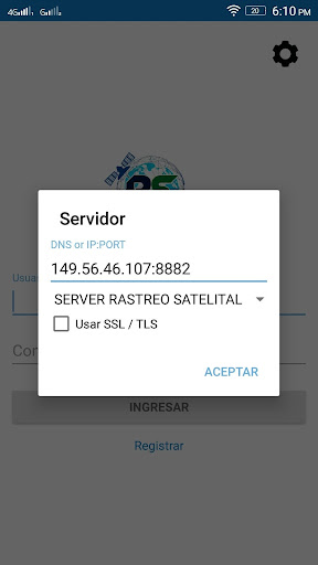 RS Rastreo Satelital Screen 2