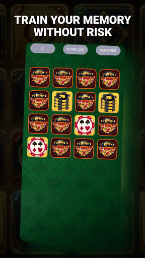 Android application Casino Memory screenshort