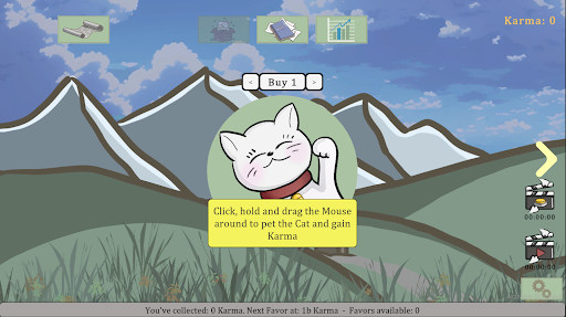 Android application Law of the Cat God - Idle Game screenshort