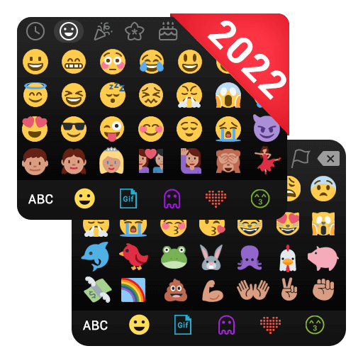 Teclado Emoji-GIFs,Stickers