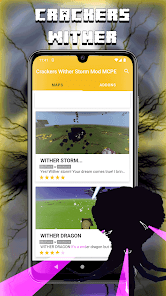 Captura de Pantalla 3 Crackers Wither Storm Mod MCPE android
