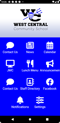 Android application West Central CSD screenshort