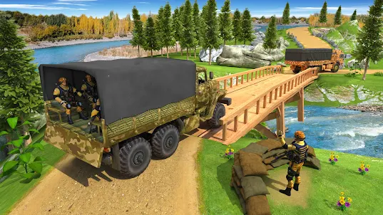 Indian Army Truck Games 3d