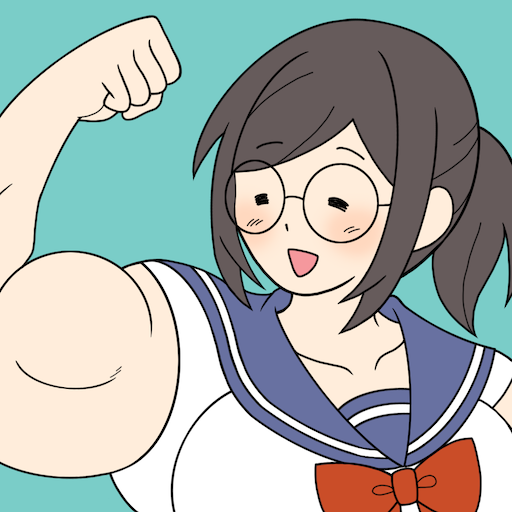 Muscle Girl protects Ren-kun!  Icon