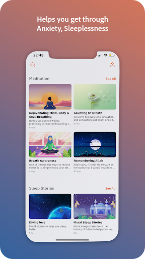 SAKEENAH-Muslim Meditation App Screen 3