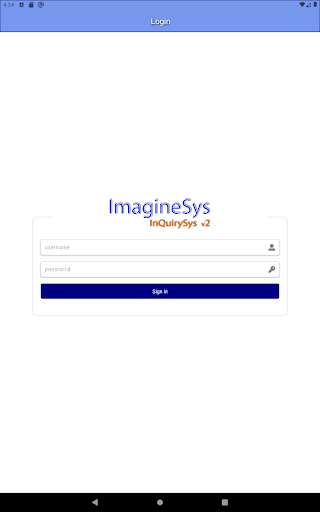 Imagine Inquiry Sys Screenshot
