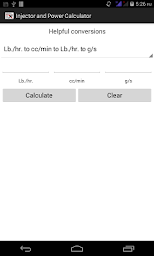 Fuel Injector Calculator