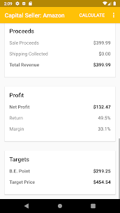Capital Seller – Amazon Fee & Profit Calculator 2