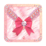 Pink Illusion Bow Tie Plush Luscious Launcher icon