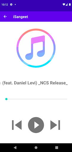 aTunes Music Player Screen 2