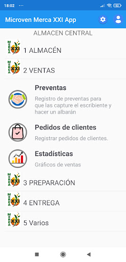 Android application MercaXXI App screenshort