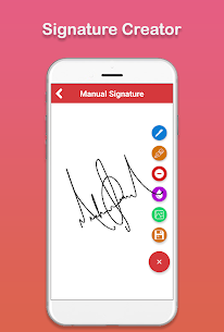 Signature Creator : APK MOD của Signature Maker (Đã xóa quảng cáo) 1