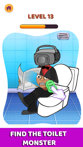 Toilet Puzzle Fight Bathroom Screen 2