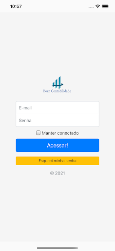 Android application Born Contabilidade screenshort