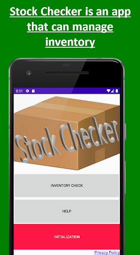 Android application Stock Checker screenshort
