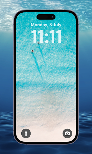 Sea Aesthetic Lockscreen