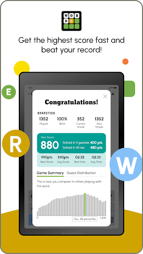 Screenshot of Worde: Daily & Unlimited