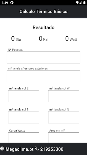 Cálculo Térmico Básico Screen 2