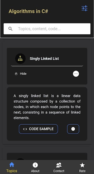 Algorithms in C# MOD APK screenshot