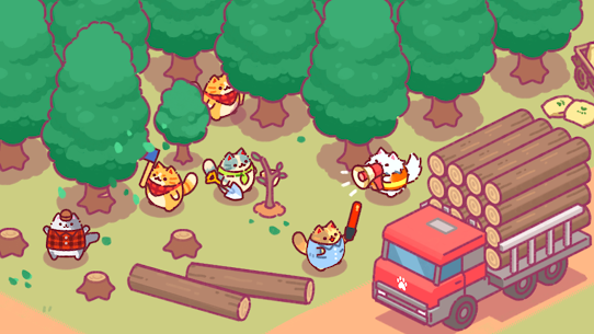 Lumbercat: Cute Idle Tycoon 1