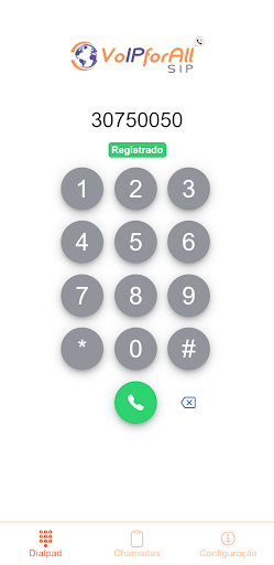 VoIPforAll SIP Screen 2