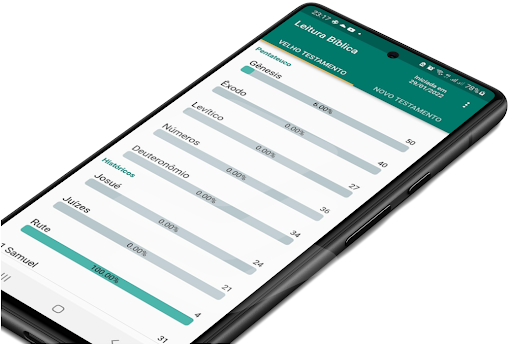 Android application Controle de Leitura da Bíblia screenshort