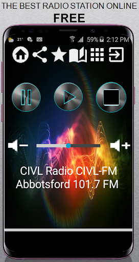 Android application CIVL Radio FM Abbotsford 101.7 screenshort