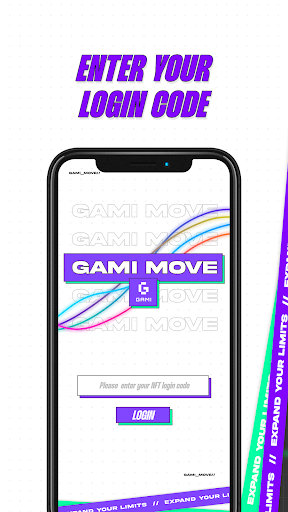 Android application GAMI Move screenshort