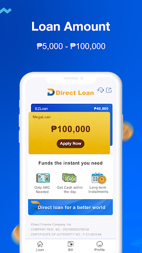 Direct Loan - Loan for OFWs Screen 2