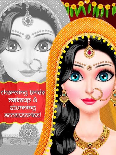Indian Bridal Wedding Makeover Capture d'Écran du Jeu Android 1