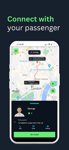 Map cars Driver Screen 3