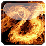 Gold Flames Free Live WP icon