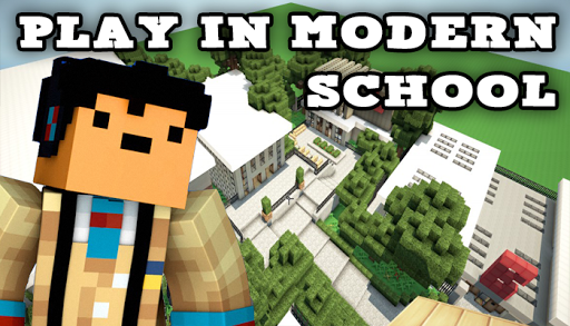 School map for Minecraft PE Screen 2