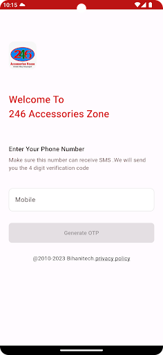 Android application 246 Accessories Zone screenshort