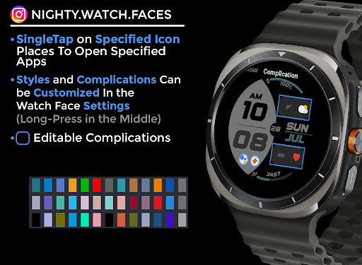 Nighty Digital 35 - watch face screenshot 6