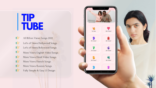 Android application Tip Tube : Billion Views Songs screenshort