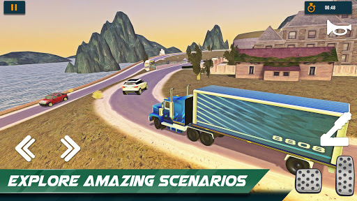 Android application Truck Simulator Driving Games screenshort