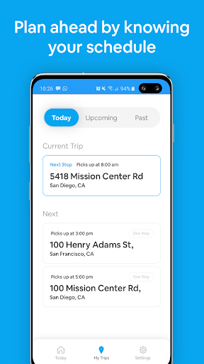 CharterUP for Drivers Screen 3