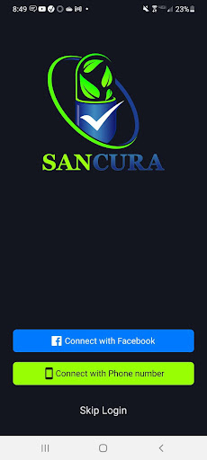 Android application Sancura screenshort