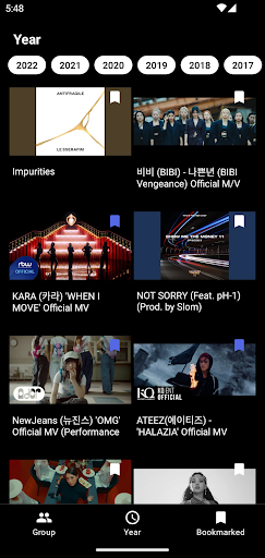 Android application K-POP Video screenshort
